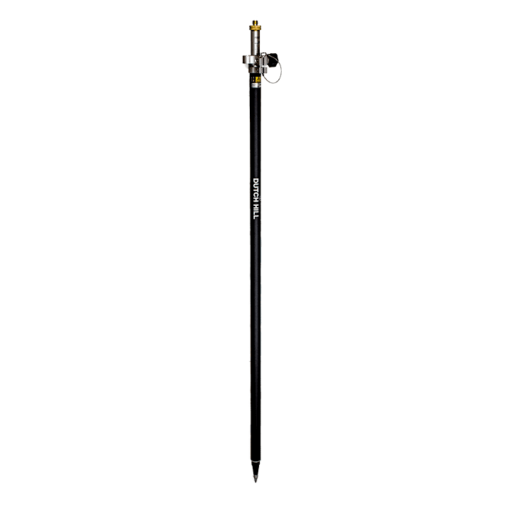 Carbon fiber and aluminum prism pole with pin.