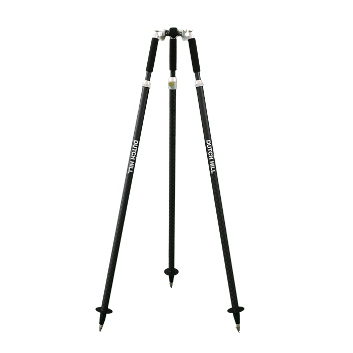 All carbon fiber tripod for poles and antenna