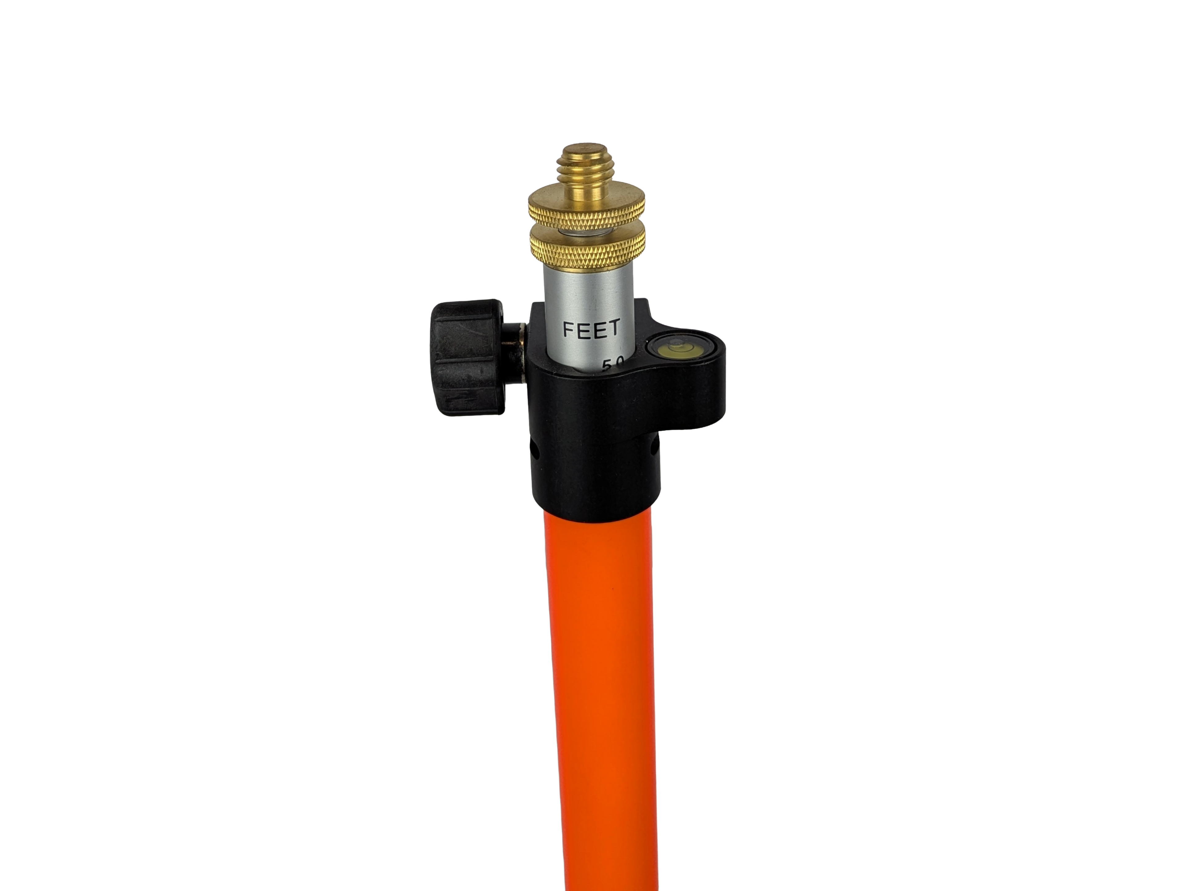 2.6M Telescopic Quick Change Aluminum Prism Pole, 1 Section (DH02-009-10)
