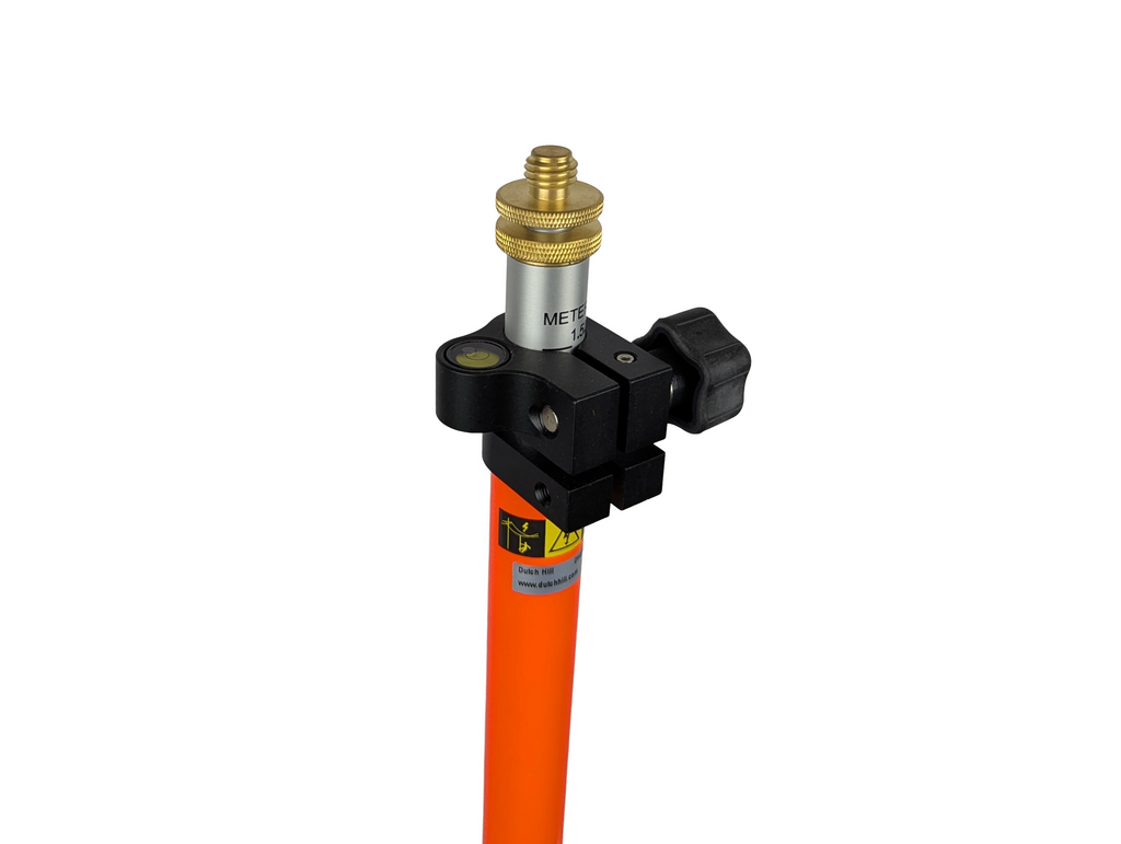 2.6M Telescopic Quick Change Aluminum Prism Pole, 1 Section (DH02-009-10)