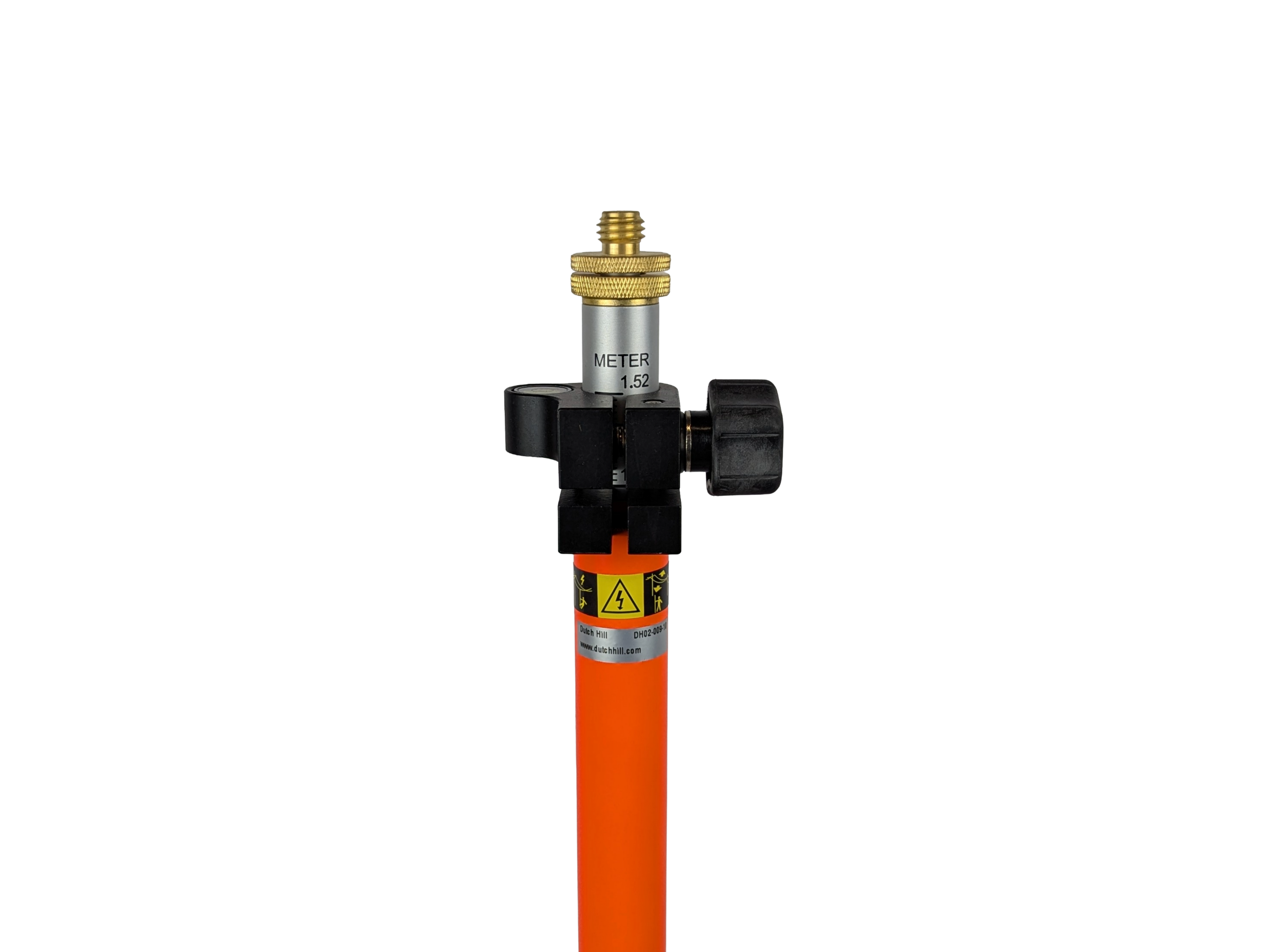 2.6M Telescopic Quick Change Aluminum Prism Pole, 1 Section (DH02-009-10)