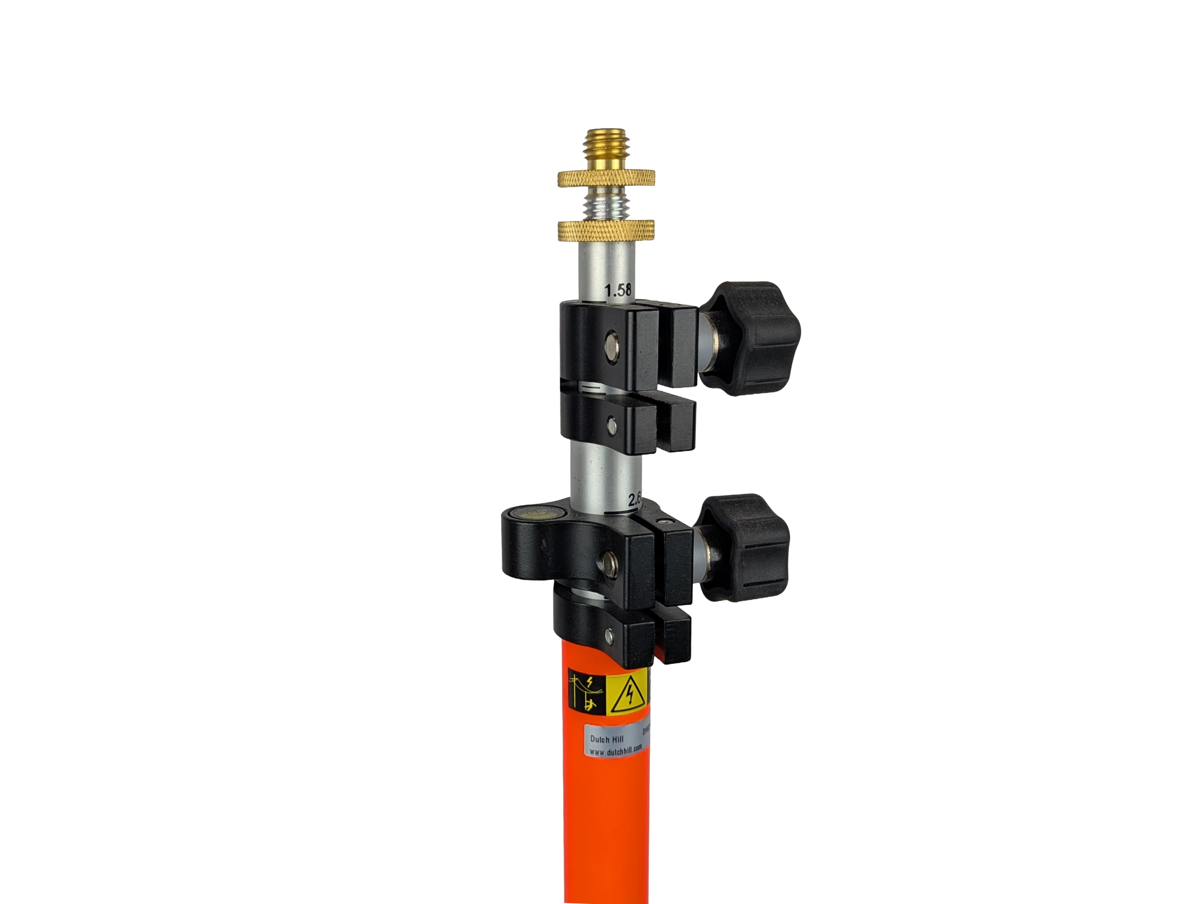 3.6M Telescopic Quick Change Aluminum Prism Pole, 2 Section (DH02-009-20)